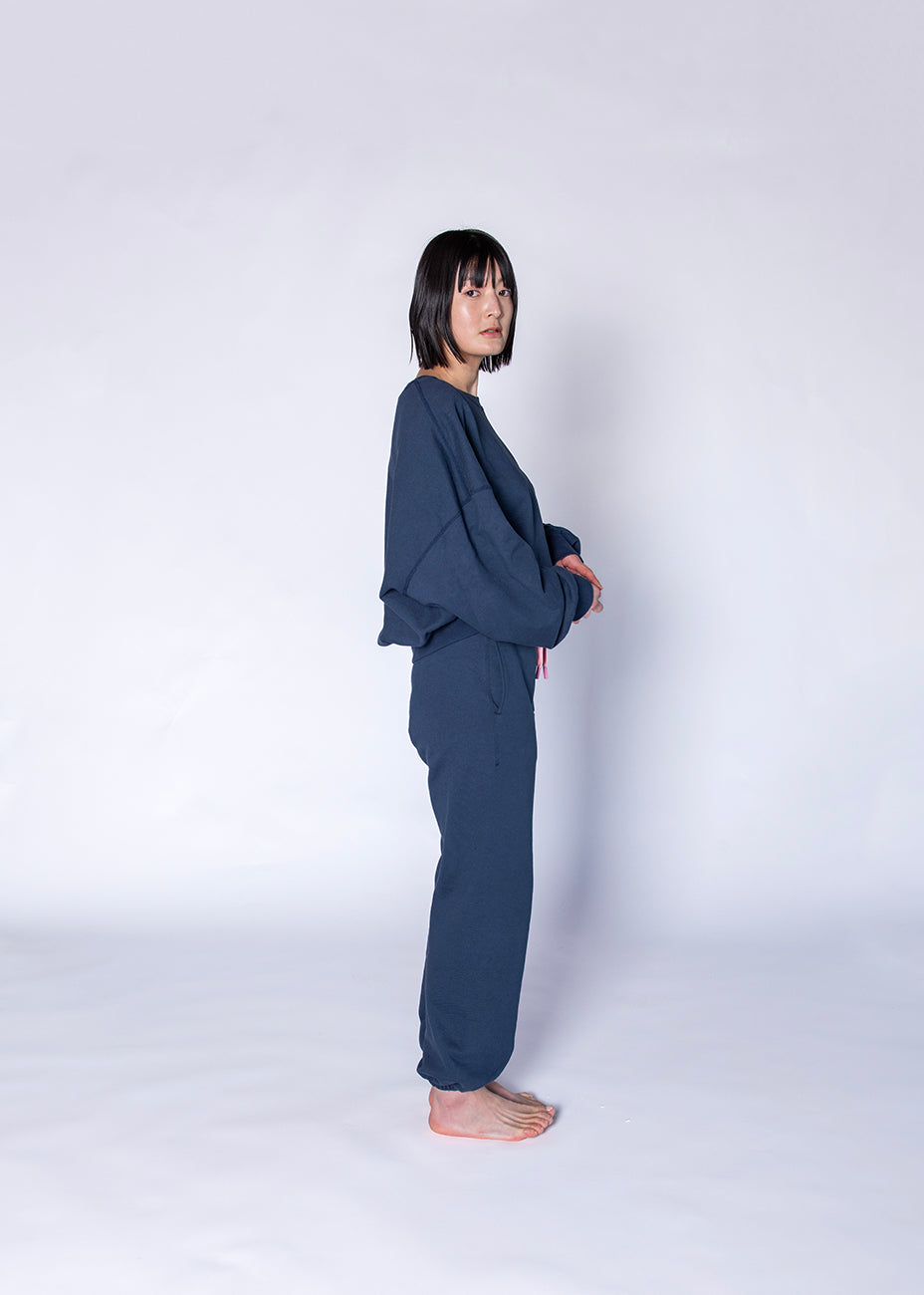 SWEAT SHIRT スウェットシャツ navy | SIS (シス)