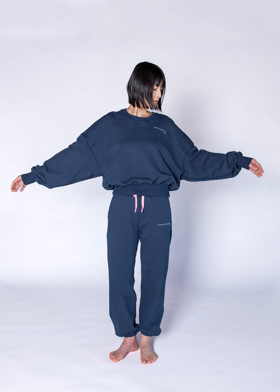 SWEAT PANTS スウェットパンツ navy | SIS (シス)
