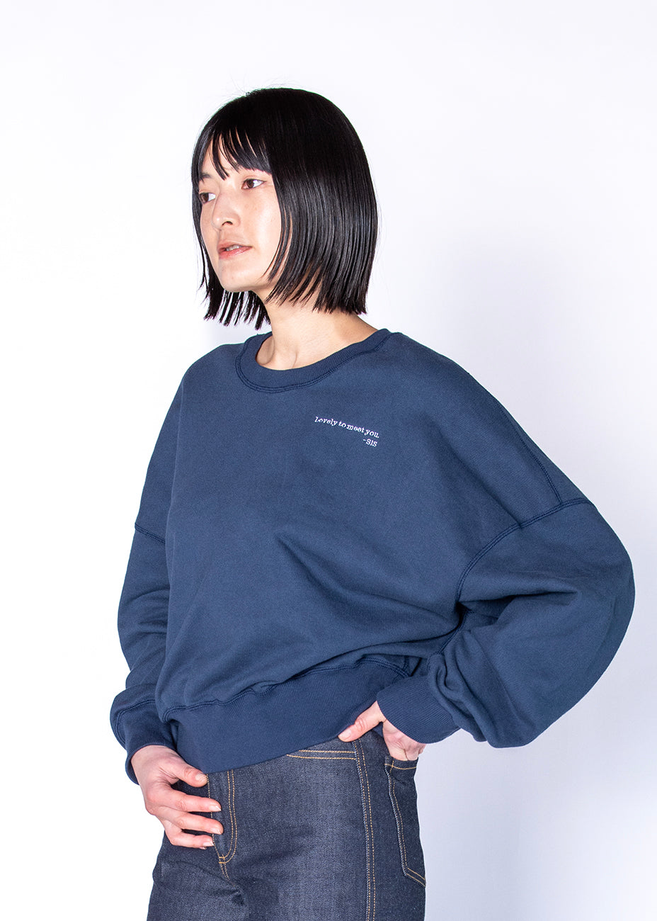 SWEAT SHIRT スウェットシャツ navy | SIS (シス)