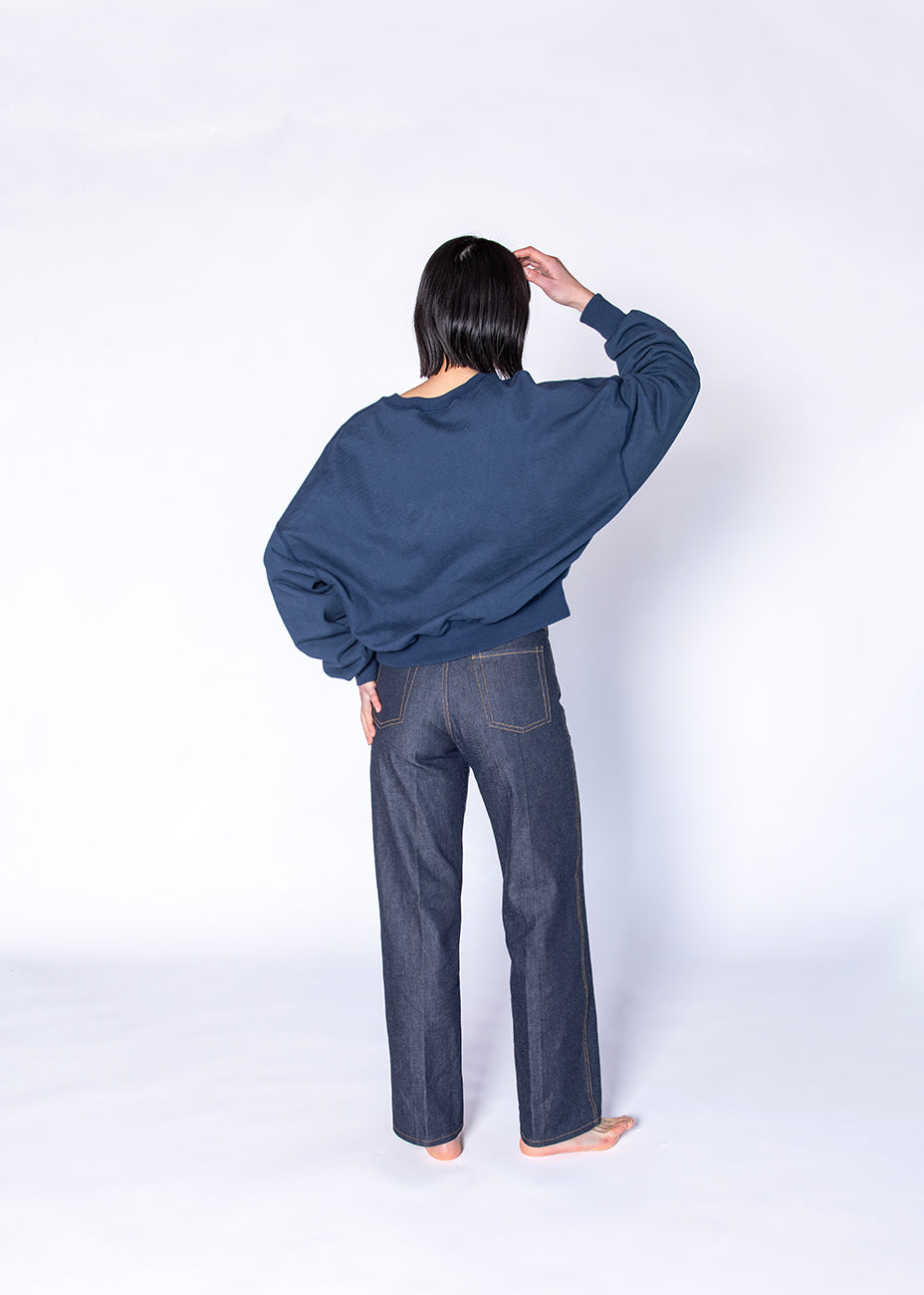 SWEAT SHIRT スウェットシャツ navy | SIS (シス)