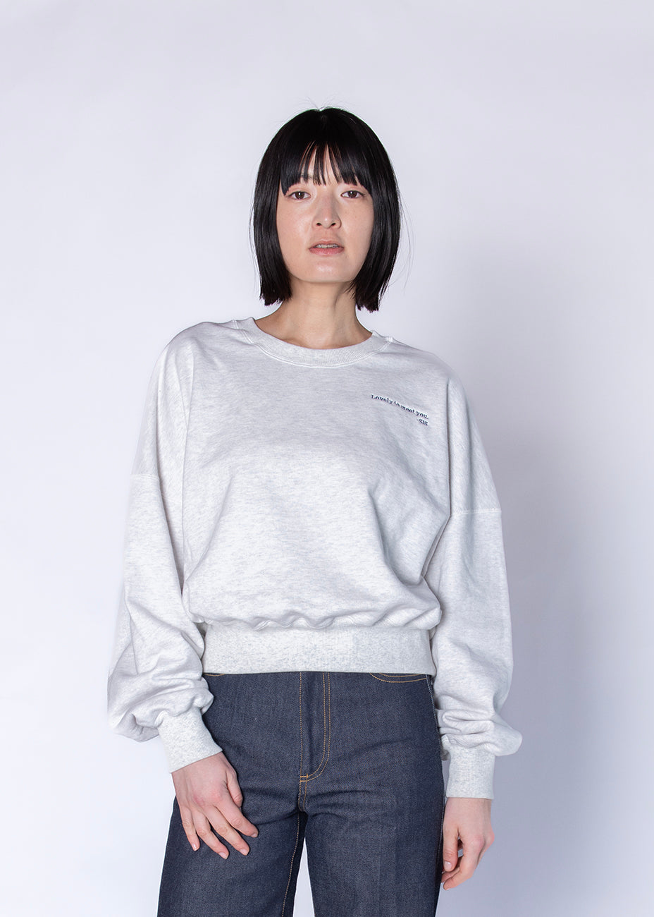 SWEAT SHIRT スウェットシャツ gray | SIS (シス)
