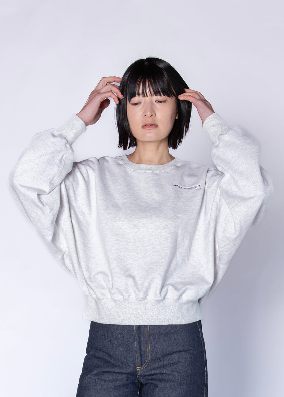SWEAT SHIRT スウェットシャツ gray | SIS (シス)