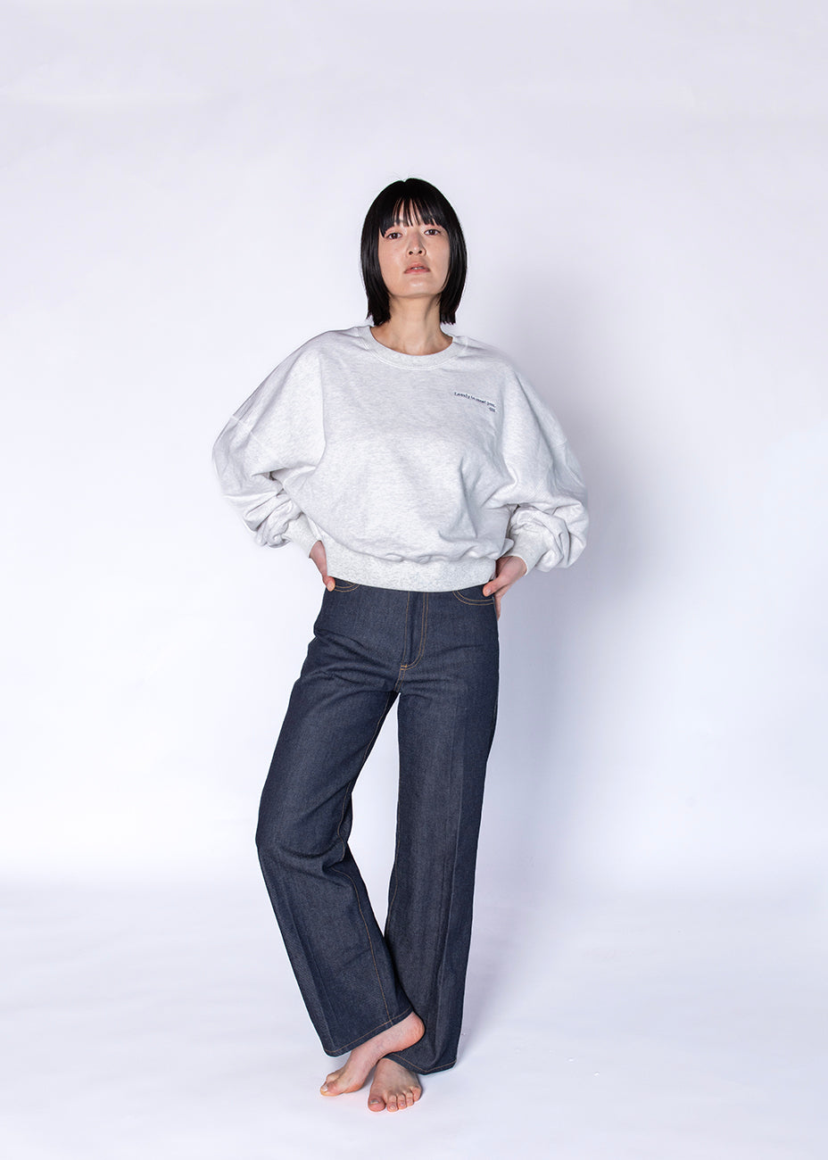SWEAT SHIRT スウェットシャツ gray | SIS (シス)