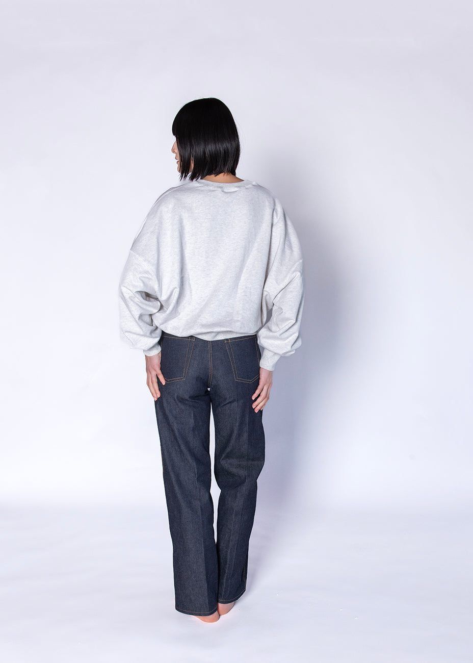 SWEAT SHIRT スウェットシャツ gray | SIS (シス)