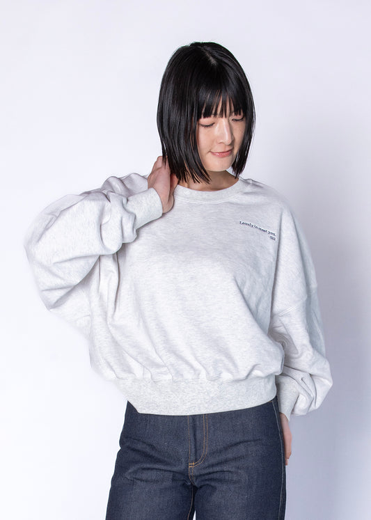 SWEAT SHIRT スウェットシャツ gray | SIS (シス)
