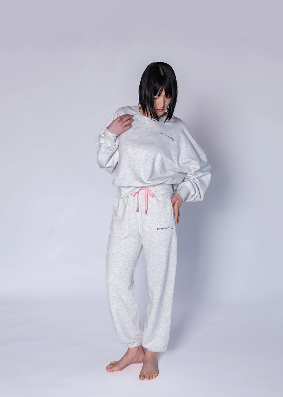 SWEAT SHIRT スウェットシャツ gray | SIS (シス)
