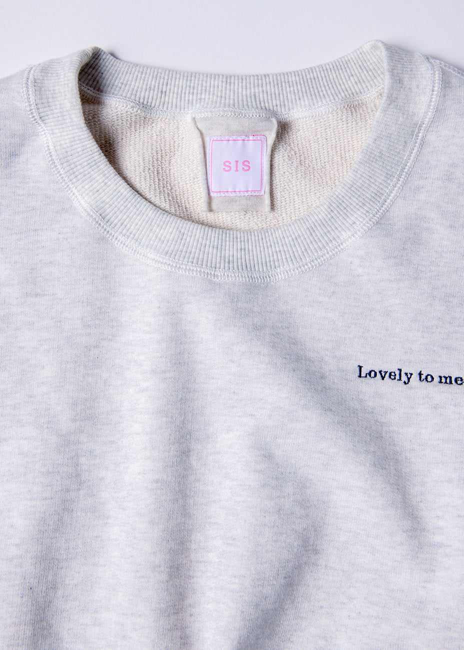SWEAT SHIRT スウェットシャツ gray | SIS (シス)