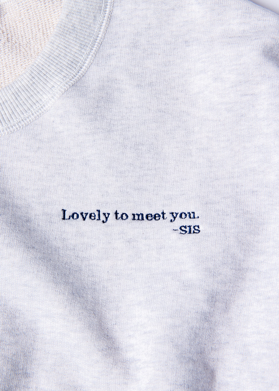 SWEAT SHIRT スウェットシャツ gray | SIS (シス)