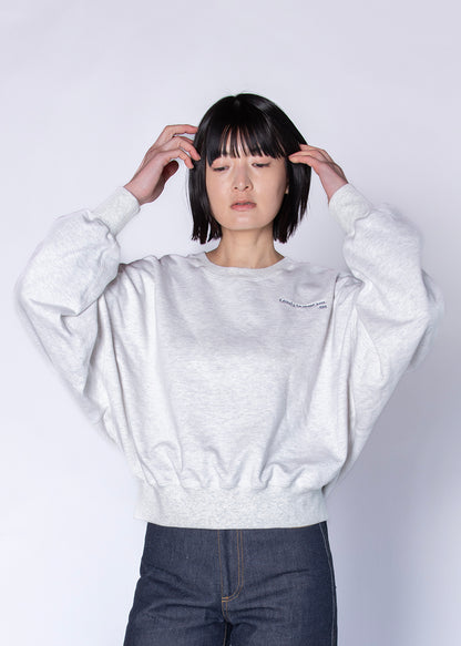 SWEAT SHIRT スウェットシャツ gray | SIS (シス)