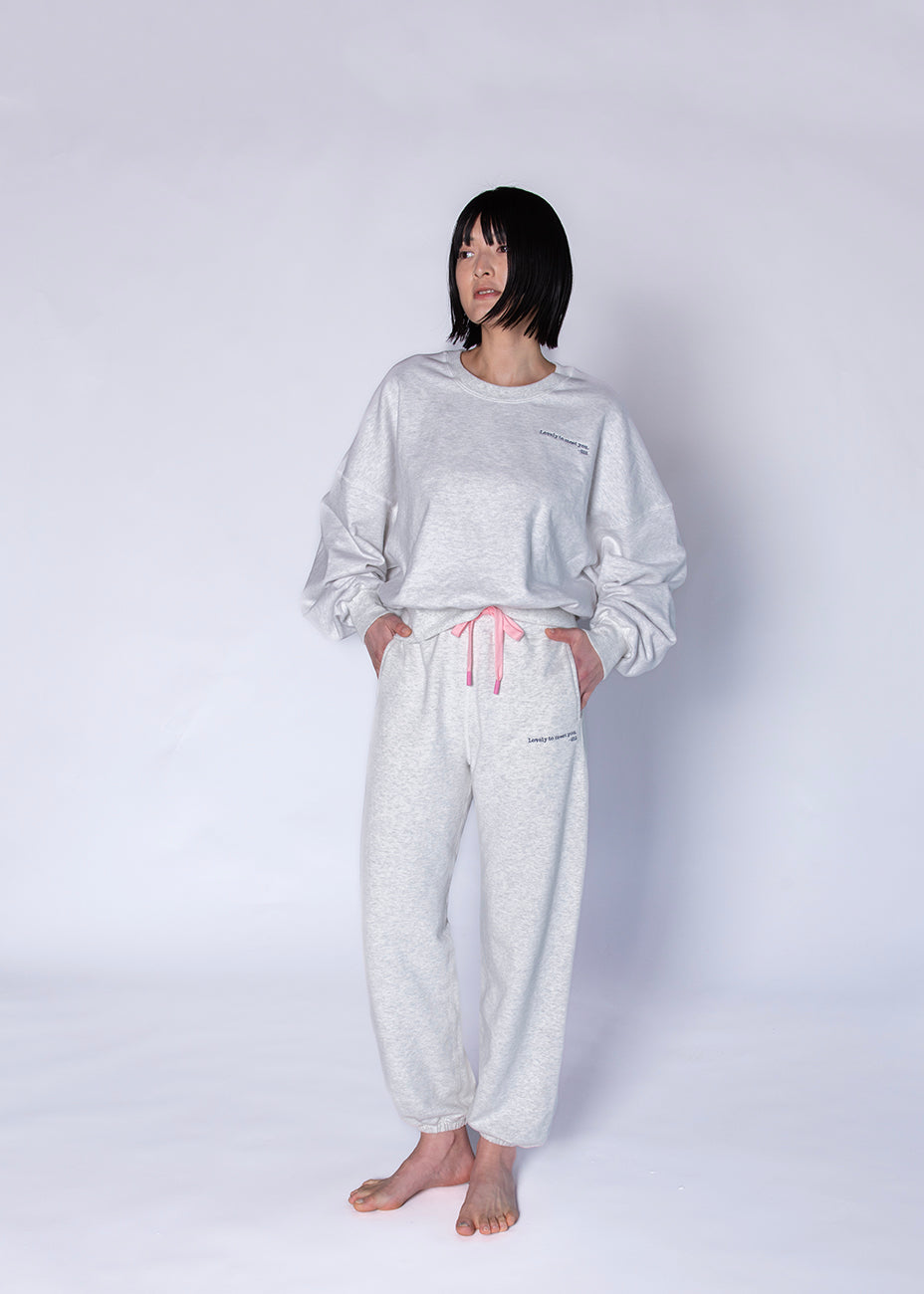 SWEAT SHIRT スウェットシャツ gray | SIS (シス)