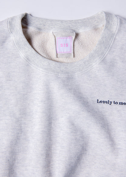 SWEAT SHIRT スウェットシャツ gray | SIS (シス)
