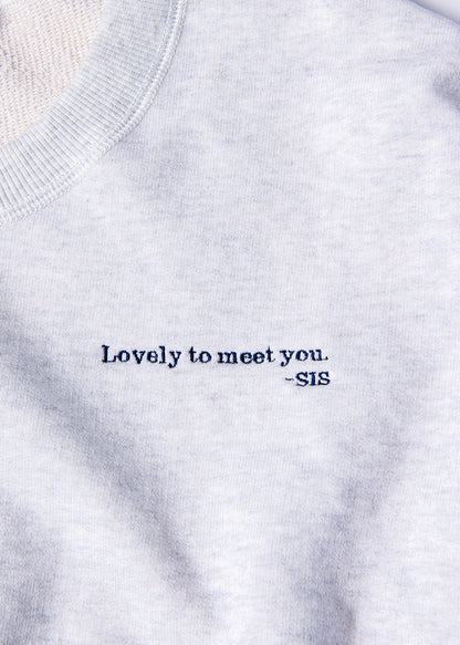 SWEAT SHIRT スウェットシャツ gray | SIS (シス)