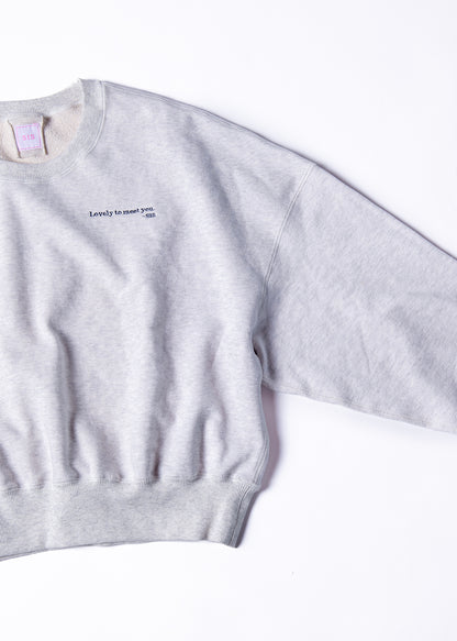 SWEAT SHIRT スウェットシャツ gray | SIS (シス)